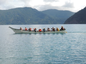 Our mini 'paddle journey on Lake Crescent