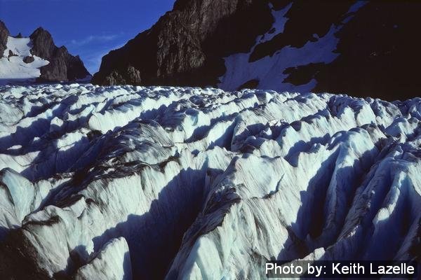 Blue Glacier by Keith Lazelle